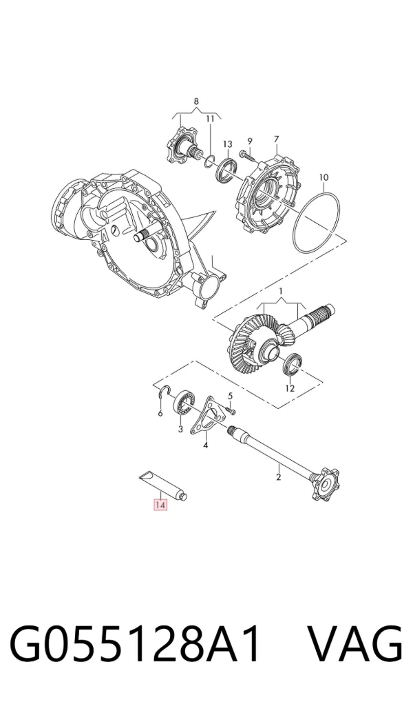 Lubrificante universal G055128A1 VAG