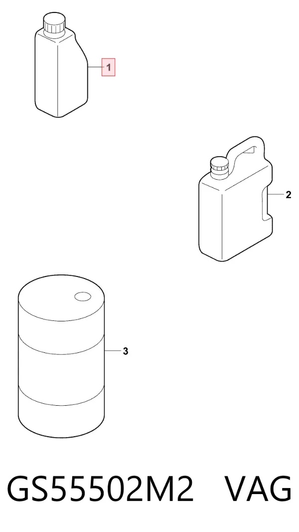 Óleo para motor GS55502M2 VAG