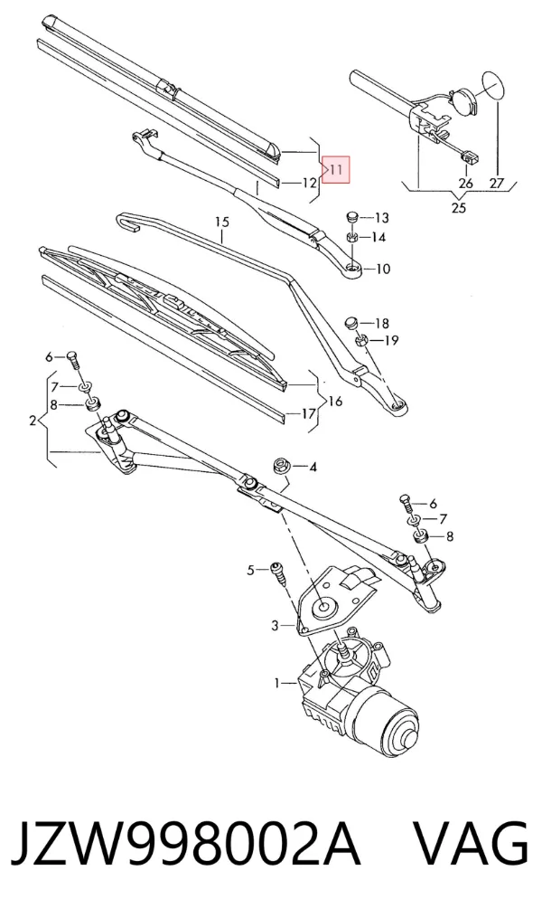  JZW998002A VAG