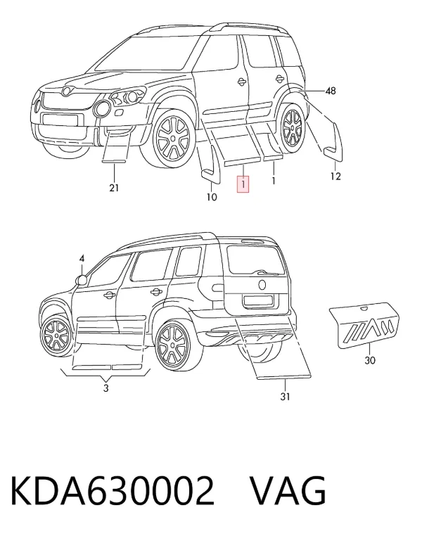  KDA630002 VAG