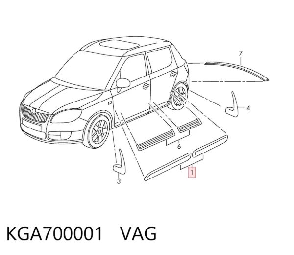  KGA700001 VAG