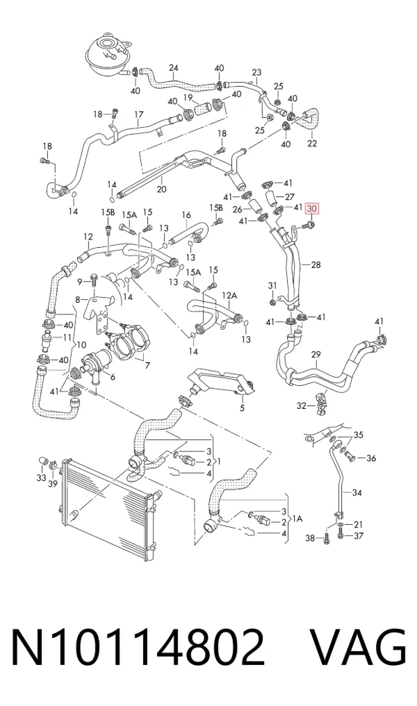 Parafuso N10114802 VAG