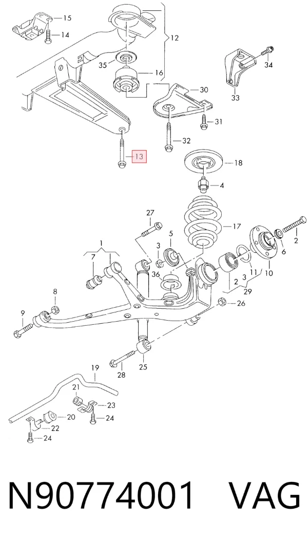  N90774001 VAG