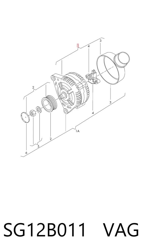 Gerador SG12B011 VAG