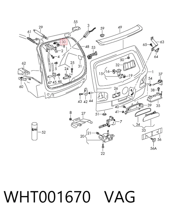  WHT001670 VAG