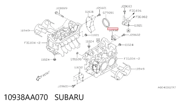  10938AA070 Subaru