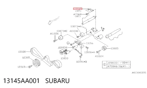 13145AA001 Subaru