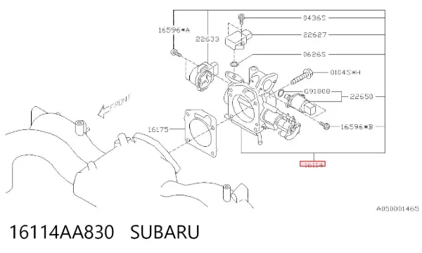  16114AA830 Subaru