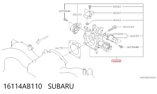  16114AB110 Subaru