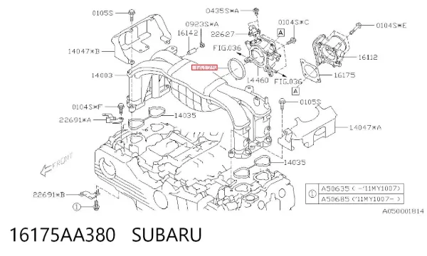  16175AA380 Subaru