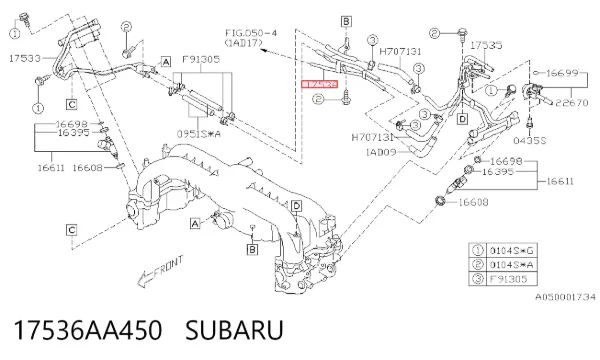  17536AA450 Subaru