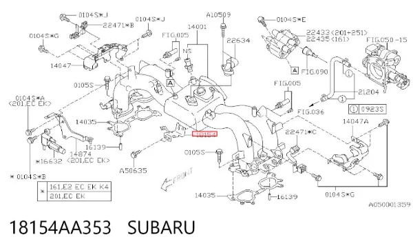  18154AA353 Subaru