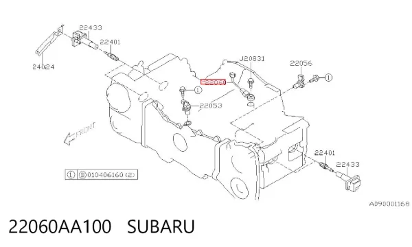 Sensor de detonação 22060AA100 Subaru