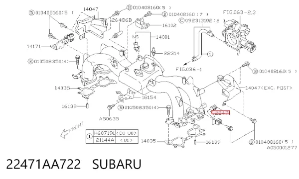  22471AA722 Subaru