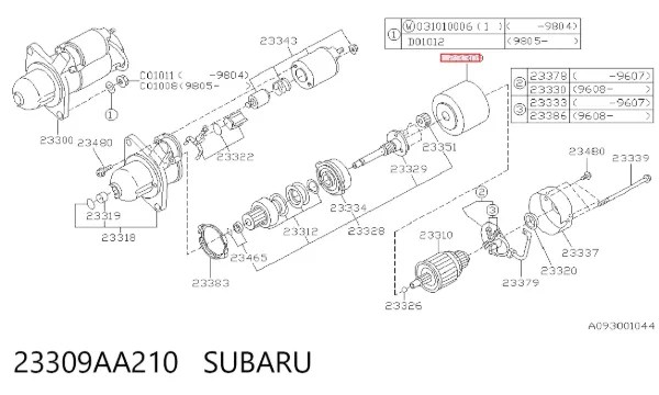  23309AA210 Subaru