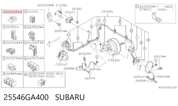  25546GA400 Subaru