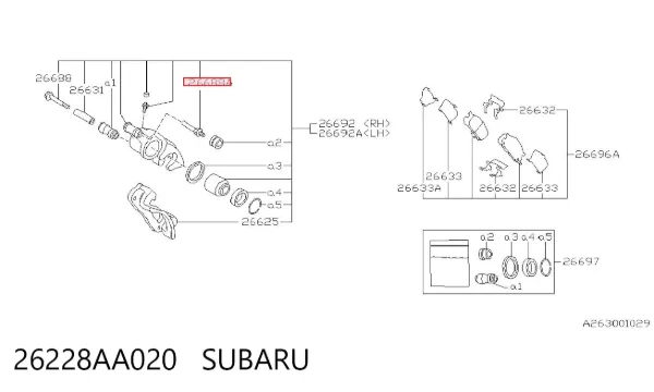  26228AA020 Subaru