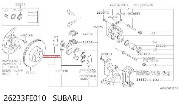  26233FE010 Subaru