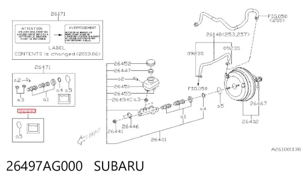  26497AG000 Subaru