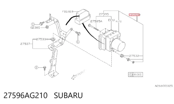 Unidade hidráulico de controlo ABS Subaru Outback III