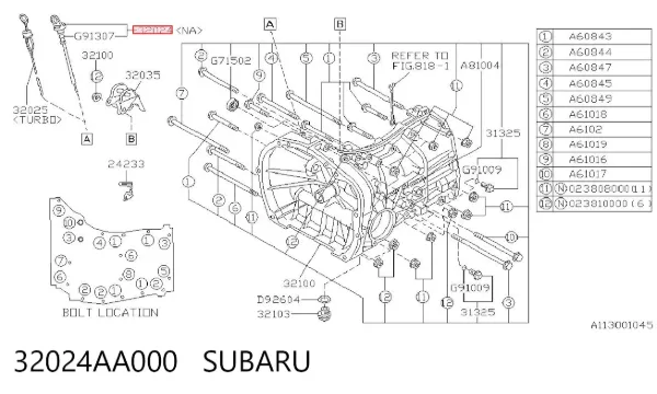  32024AA000 Subaru