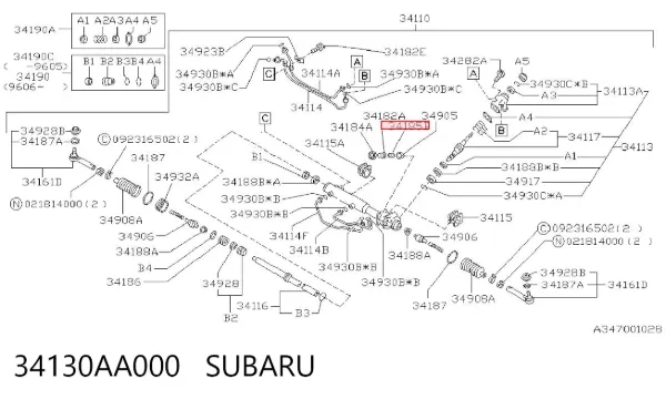 34130AA000 Subaru