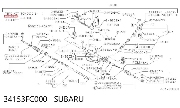  34153FC000 Subaru