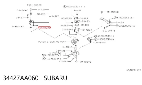  34427AA060 Subaru