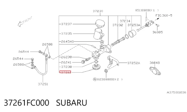  37261FC000 Subaru