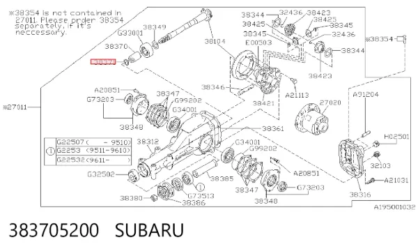  383705200 Subaru