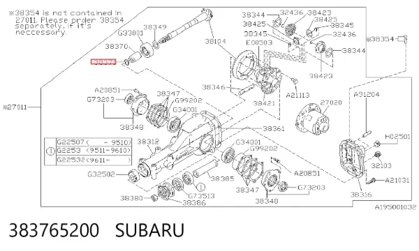  383765200 Subaru