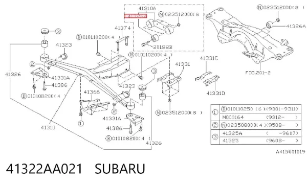  41322AA021 Subaru