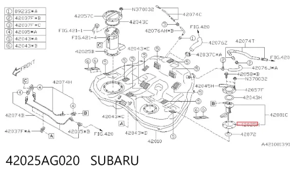  42025AG020 Subaru