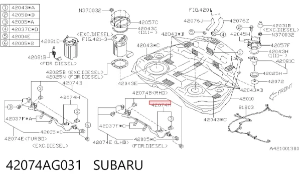  42074AG031 Subaru