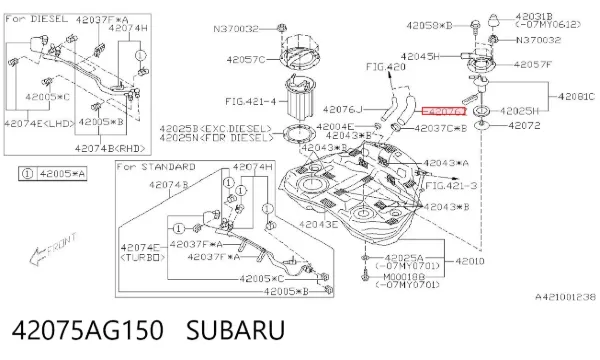  42075AG150 Subaru