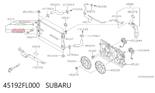  45192FL000 Subaru