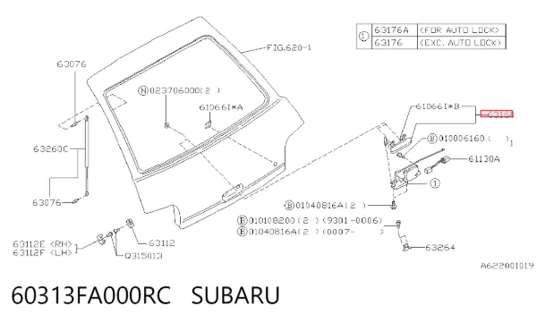  60313FA000RC Subaru