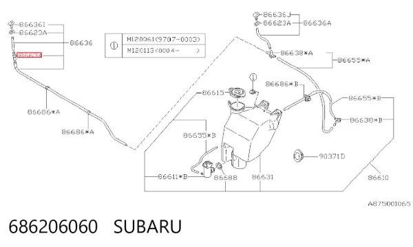  686206060 Subaru
