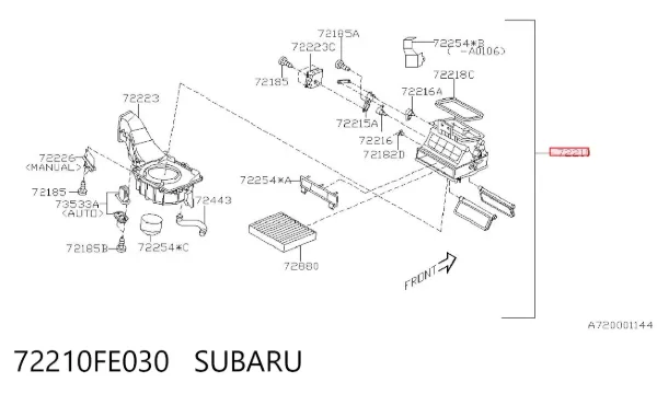  72210FE030 Subaru