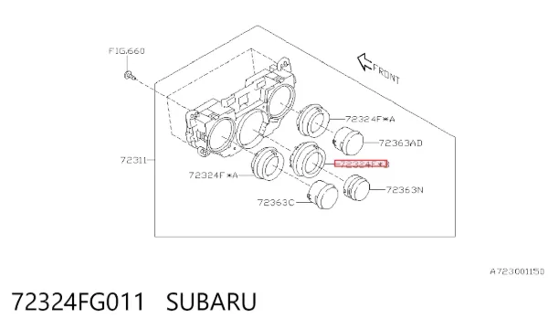  72324FG011 Subaru