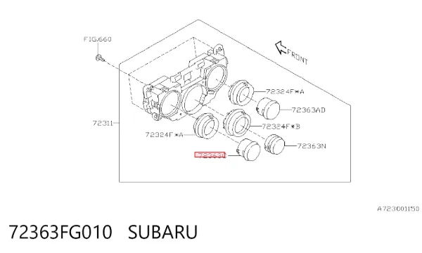  72363FG010 Subaru