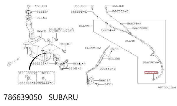  786639050 Subaru