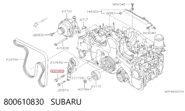  800610830 Subaru