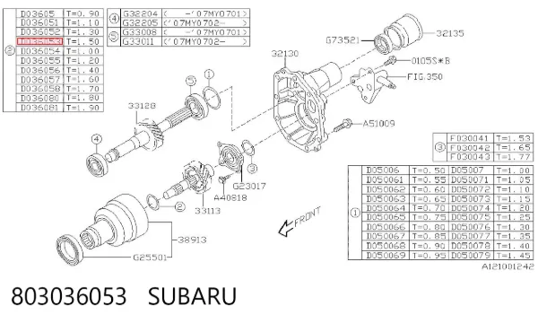  803036053 Subaru