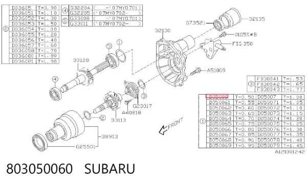  803050060 Subaru