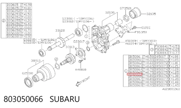  803050066 Subaru