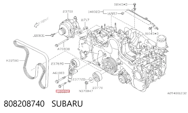  808208740 Subaru