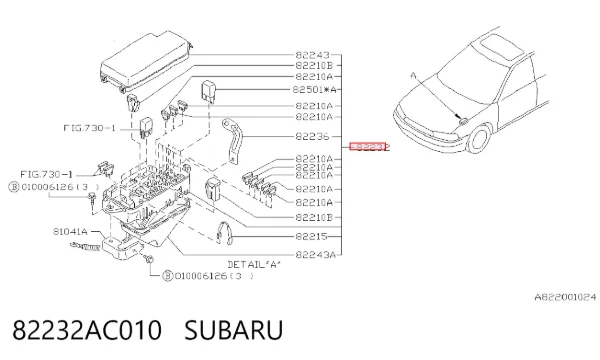  82232AC010 Subaru