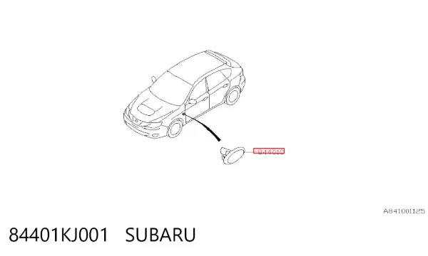 Luz intermitente no pára-lama 84401KJ001 Subaru