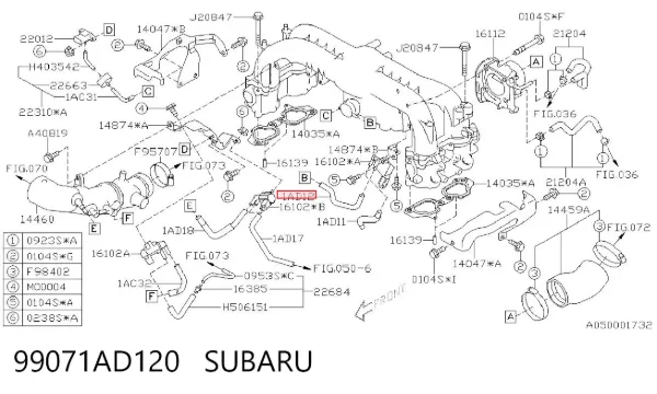  99071AD120 Subaru